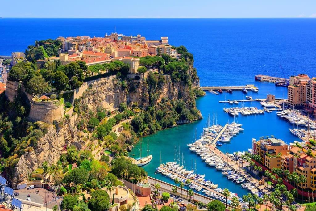 Luxueux Studio Neuf - Frontiere Monaco - Piscine - Parking Prive ภายนอก รูปภาพ