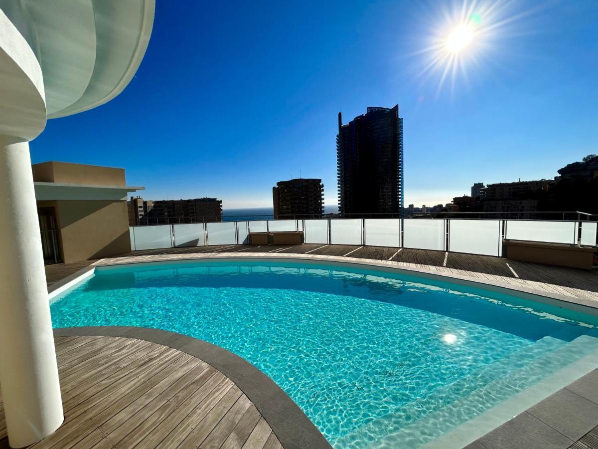 Luxueux Studio Neuf - Frontiere Monaco - Piscine - Parking Prive ภายนอก รูปภาพ